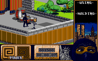 Last Ninja 2: Back With a Vengeance back cover for Atari ST